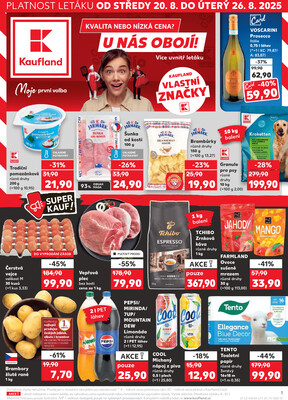 Leták Kaufland 20.8. - 26.8. - Kaufland - Rakovník (ul. Luženská)