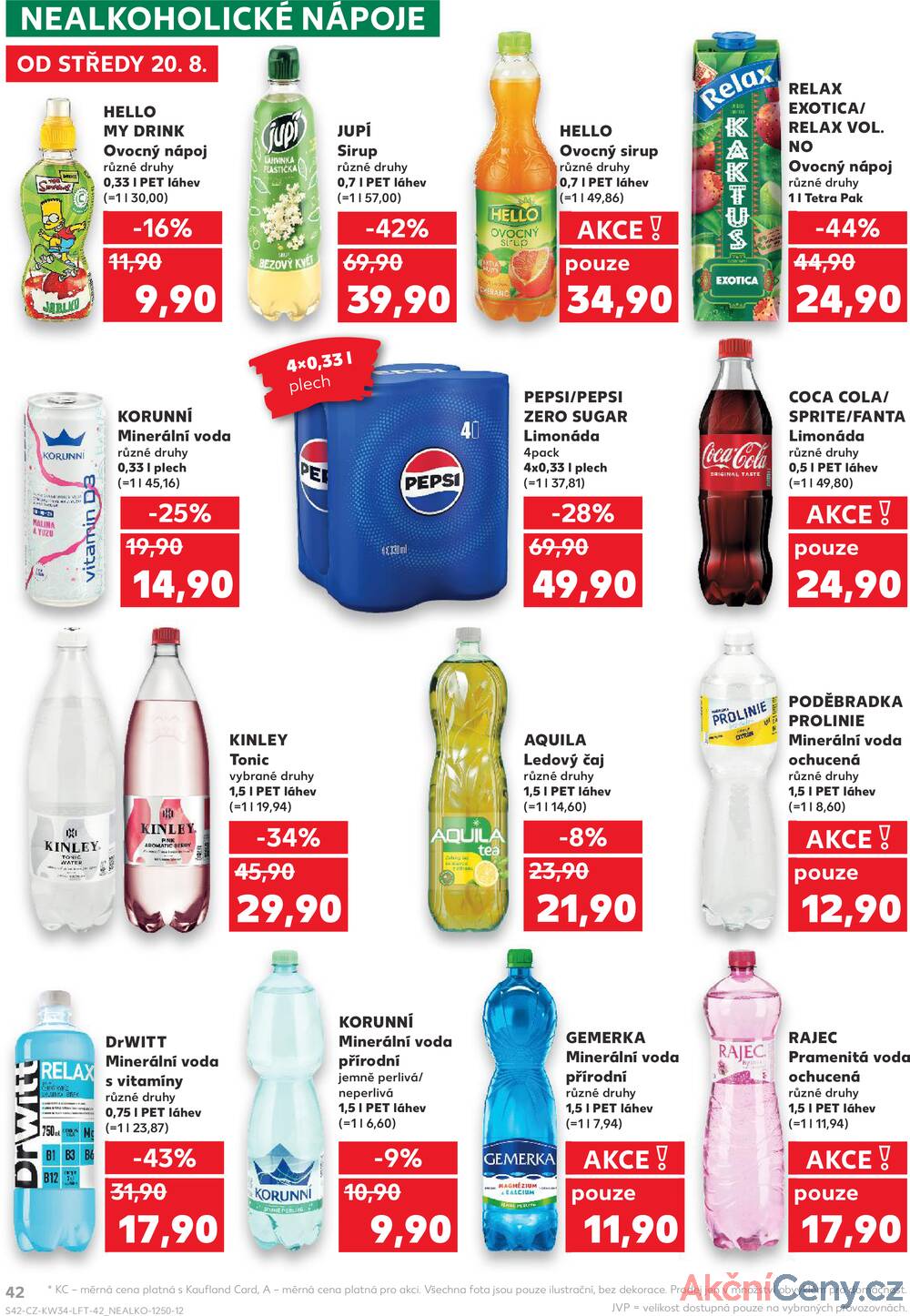 Leták Kaufland - Kaufland 20.8. - 26.8. - Kaufland - Jeseník 1 - strana 42