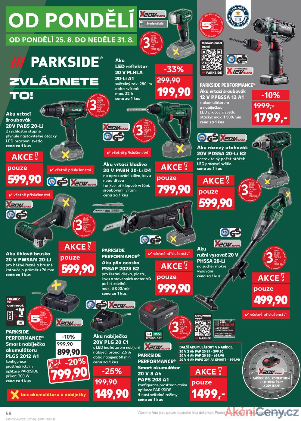 Leták Kaufland - Kaufland 20.8. - 26.8. - Kaufland - Kuřim - strana 58