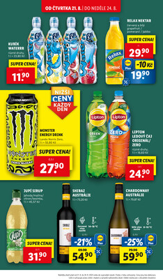 Lidl Čtvrtek od 21.8. do 24.8.2025