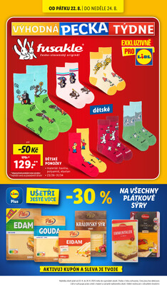 Lidl Čtvrtek od 21.8. do 24.8.2025