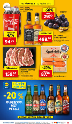 Lidl Čtvrtek od 21.8. do 24.8.2025