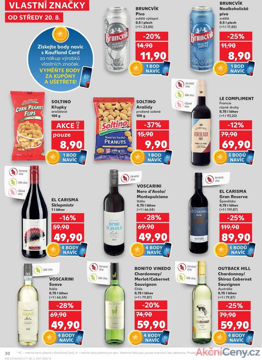 Leták Kaufland - Kaufland 20.8. - 26.8. - Kaufland - Varnsdorf - strana 30