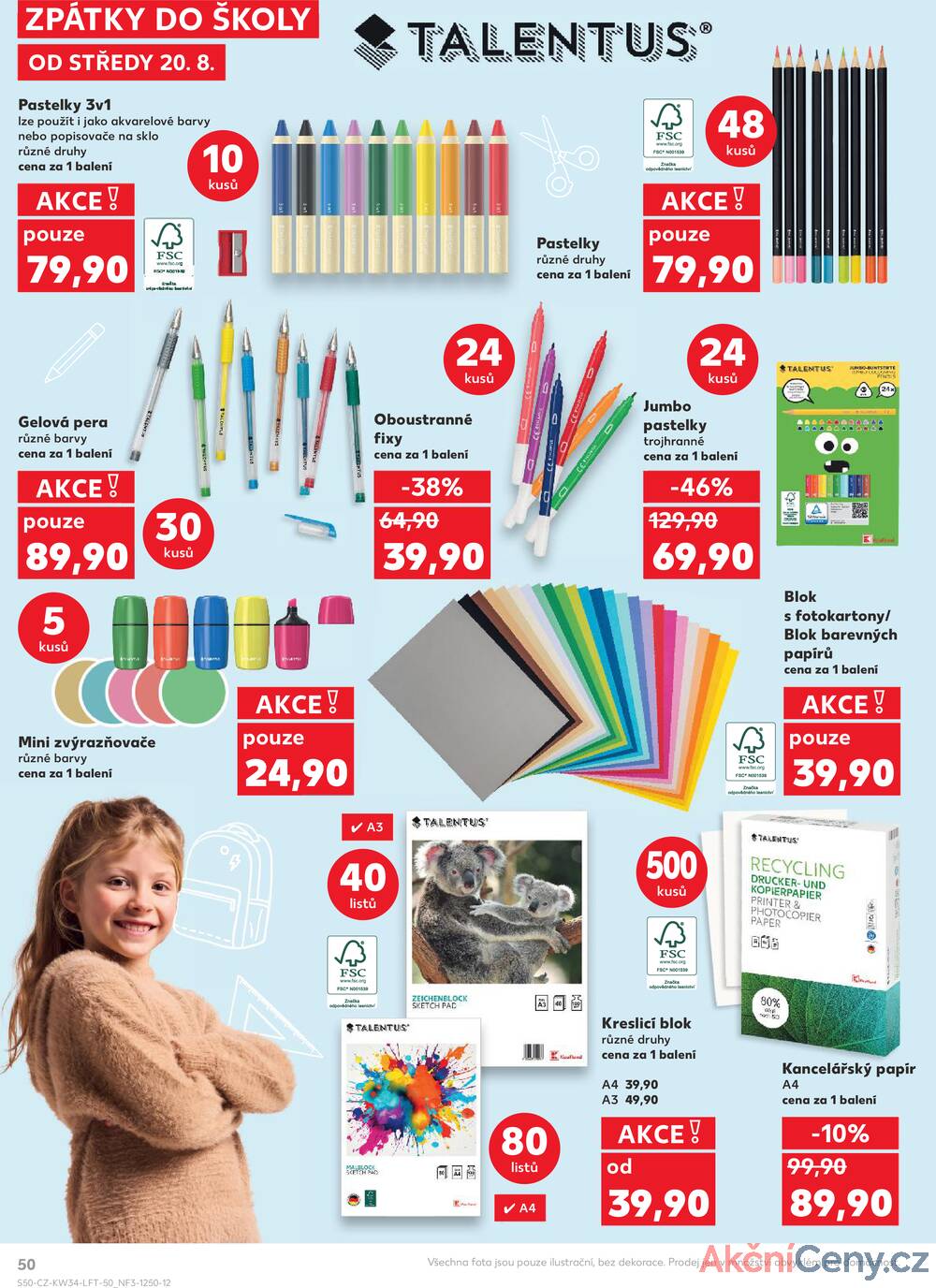 Leták Kaufland - Kaufland 20.8. - 26.8. - Kaufland - Třebíč Brněnská - strana 50