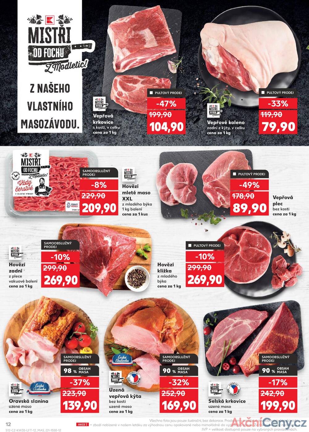 Leták Kaufland - Kaufland 27.8. - 2.9. - Kaufland - Louny - strana 12