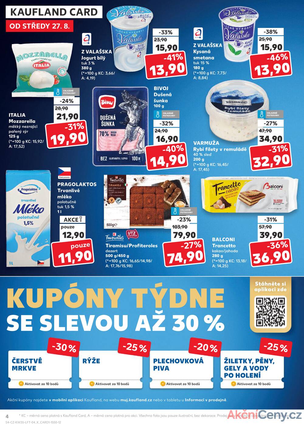 Leták Kaufland - Kaufland 27.8. - 2.9. - Kaufland - Čáslav - strana 4