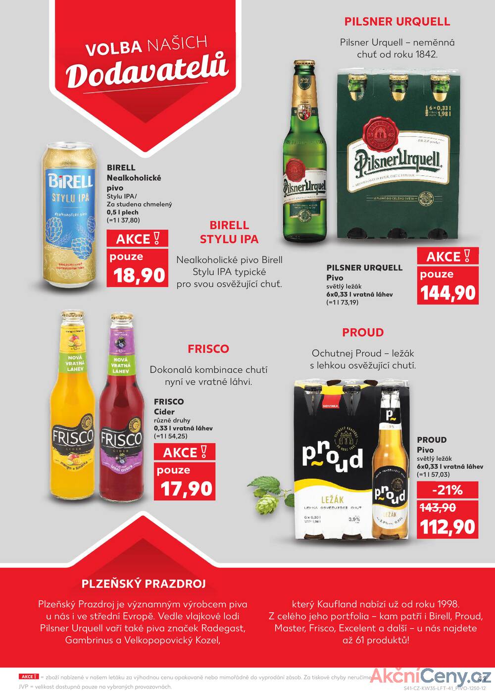 Leták Kaufland - Kaufland 27.8. - 2.9. - Kaufland - Tábor - strana 41