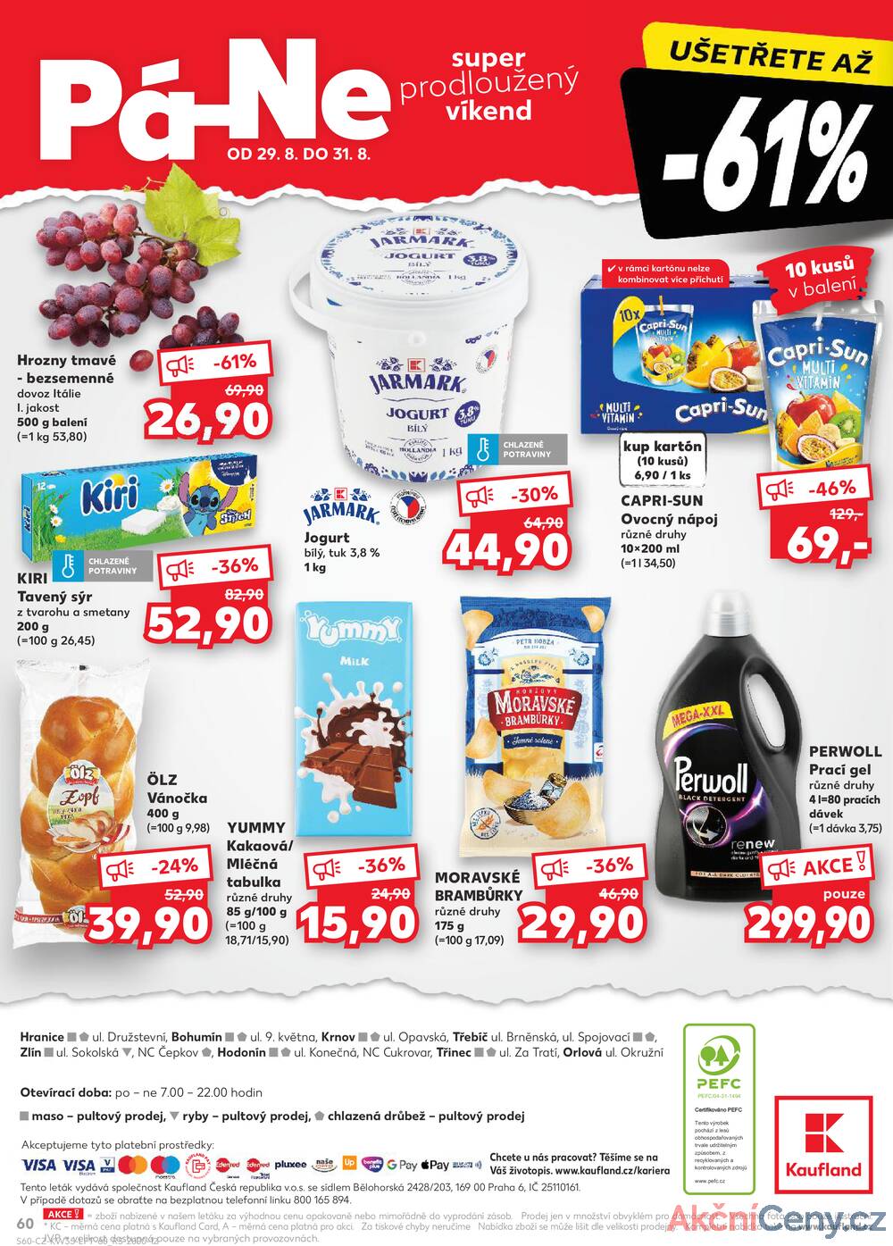 Leták Kaufland - Kaufland 27.8. - 2.9. - Kaufland - Zlín ( OC Čepkov) - strana 60