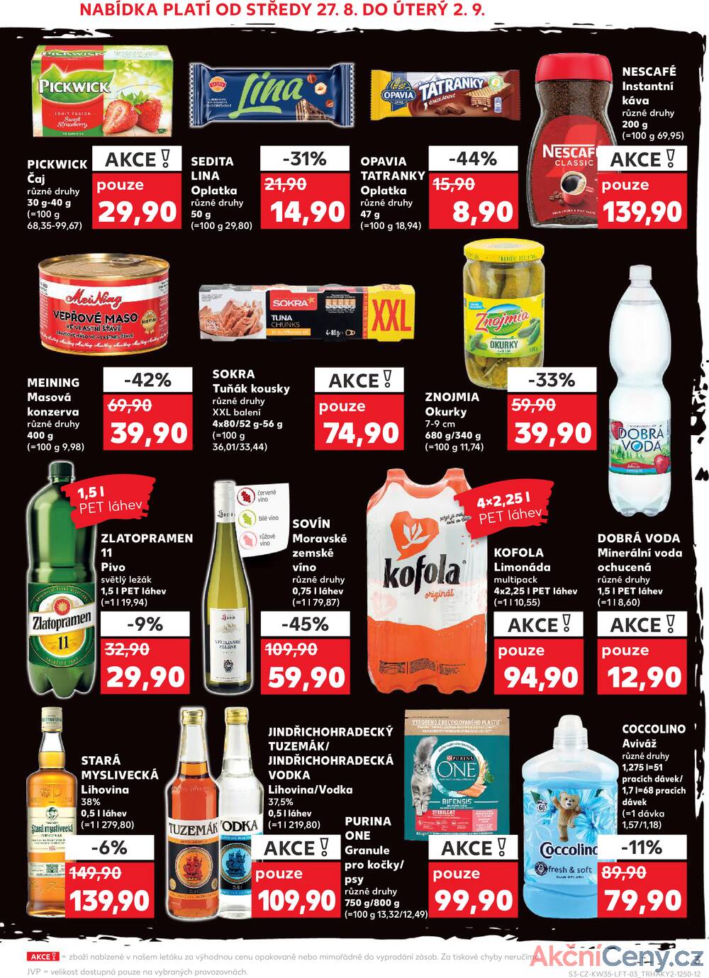 Leták Kaufland - Kaufland 27.8. - 2.9. - Kaufland - Vyškov - strana 3