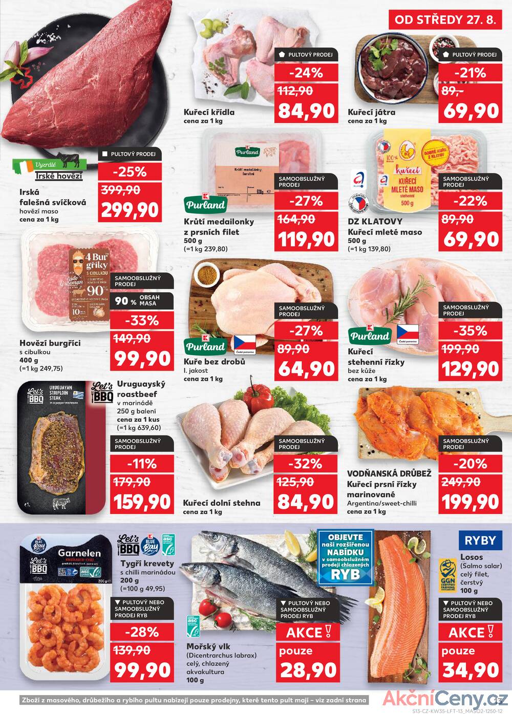 Leták Kaufland - Kaufland 27.8. - 2.9. - Kaufland Praha-Barrandov - strana 13