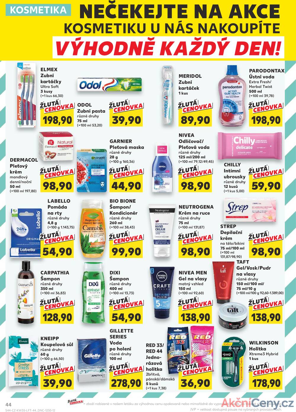 Leták Kaufland - Kaufland 27.8. - 2.9. - Kaufland - Kolín - strana 44