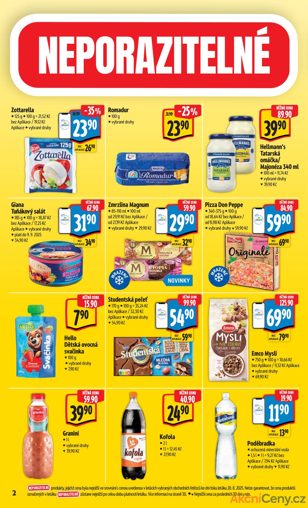 Leták Albert - Albert Hypermarket od 27.8. do 2.9.2025 - strana 2 Leták Albert - Albert Hypermarket od 27.8. do 2.9.2025 - strana 2
