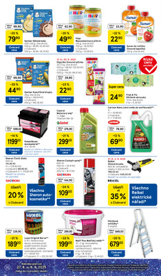 Tesco malé hypermarkety od 27.8. do 2.9.2025