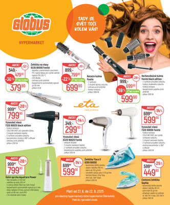 Leták Akční leták Globus 27.8. - 22.9.2025 - Globus Praha - Čakovice