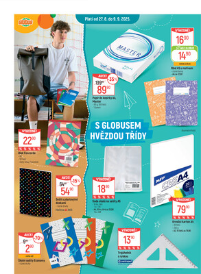 Leták Akční leták Globus 27.8. - 9.9.2025 - Globus Havířov