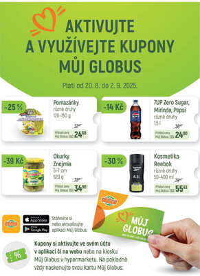 Akční leták Globus 27.8. - 2.9.2025 - Globus Ostrava