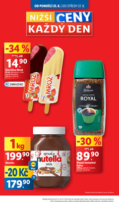 Lidl od 25.8. do 27.8.2025
