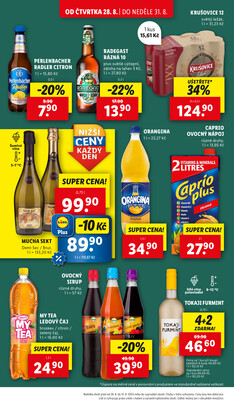 Lidl Čtvrtek od 28.8. do 31.8.2025