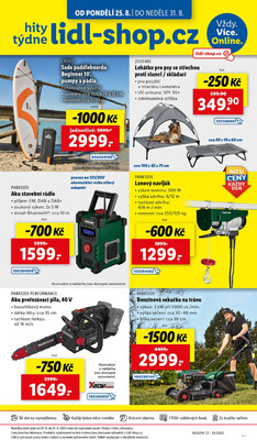 Lidl Čtvrtek od 28.8. do 31.8.2025