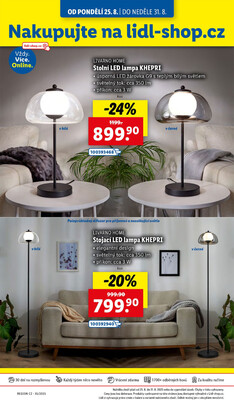 Lidl Čtvrtek od 28.8. do 31.8.2025