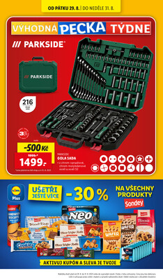 Lidl Čtvrtek od 28.8. do 31.8.2025