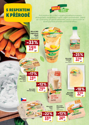 Billa katalog Bio od 1.9. do 30.9.2025