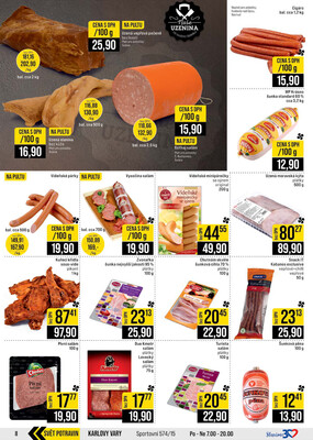 JIP Cash & Carry České Budějovice, Most, Náchod, Polička, Sušice a Svoboda nad Úpou od 27.8. do 2.9.2025