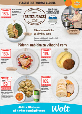 Akční leták Globus 3.9. - 9.9.2025 - Globus Opava
