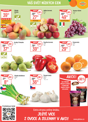 Akční leták Globus 3.9. - 9.9.2025 - Globus Opava