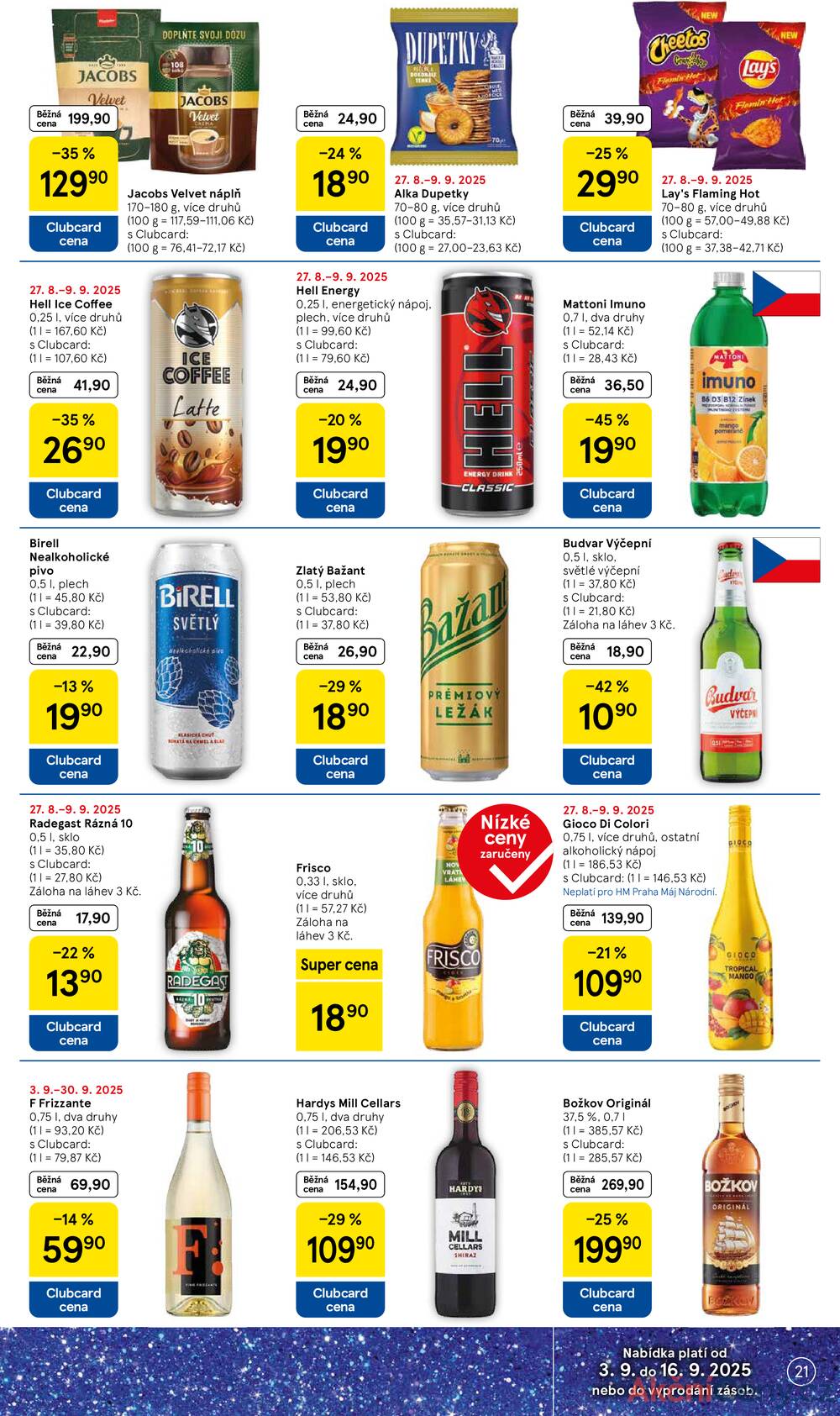 Leták Tesco - Tesco malé hypermarkety od 3.9. do 9.9.2025 - strana 21 Leták Tesco - Tesco malé hypermarkety od 3.9. do 9.9.2025 - strana 21