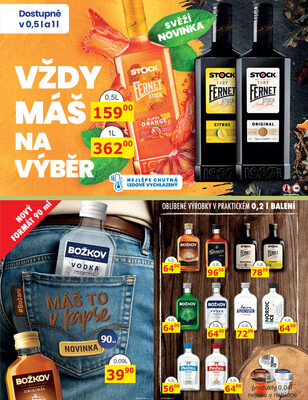 BENE Nápoje od 1.9. do 30.9.2025