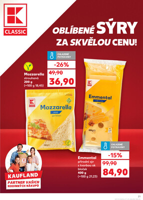 Kaufland 3.9. - 9.9. - Kaufland - Praha - Horní Měcholupy