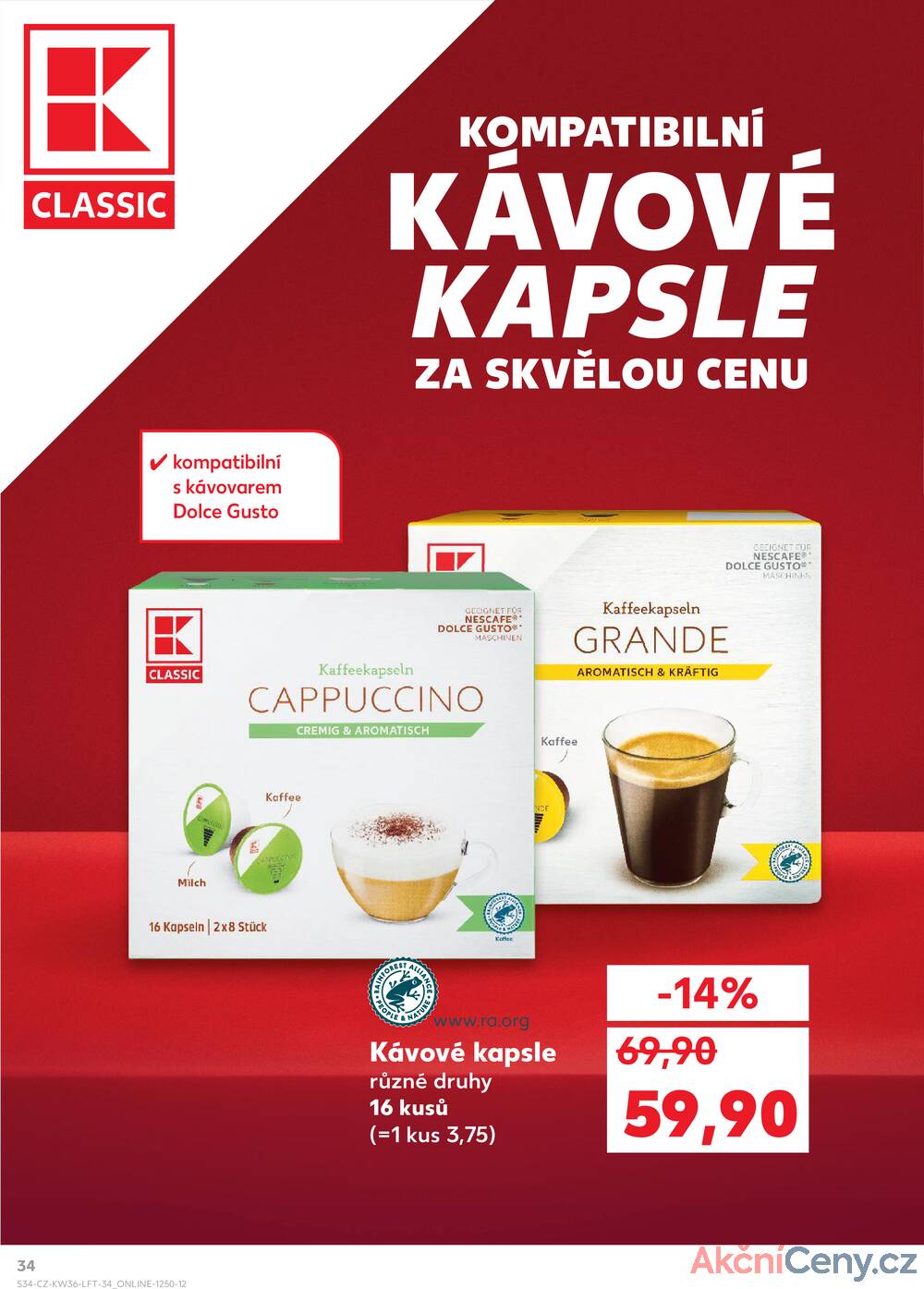 Leták Kaufland - Kaufland 3.9. - 9.9. - Kaufland Praha-Barrandov - strana 34