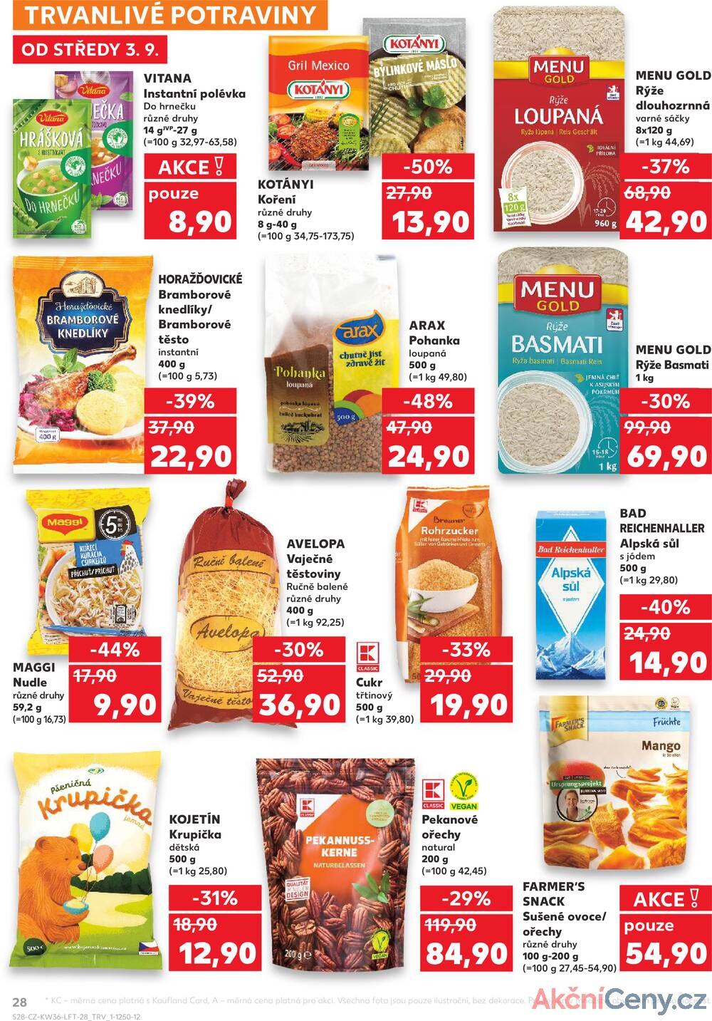 Leták Kaufland - Kaufland 3.9. - 9.9. - Kaufland - Blansko - strana 28