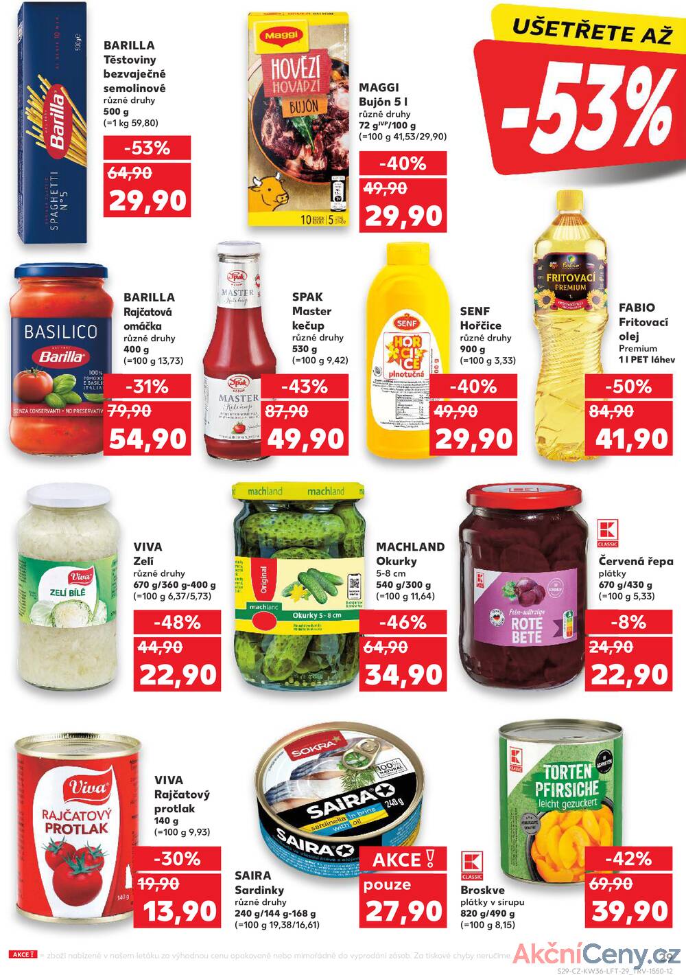 Leták Kaufland - Kaufland 3.9. - 9.9. - Kaufland - Blansko - strana 29