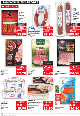 Kaufland 3.9. - 9.9. - Kaufland - Blansko