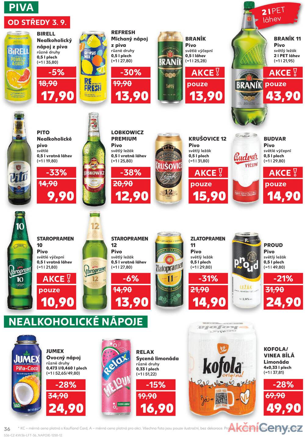 Leták Kaufland - Kaufland 3.9. - 9.9. - Kaufland - Karlovy Vary - strana 36