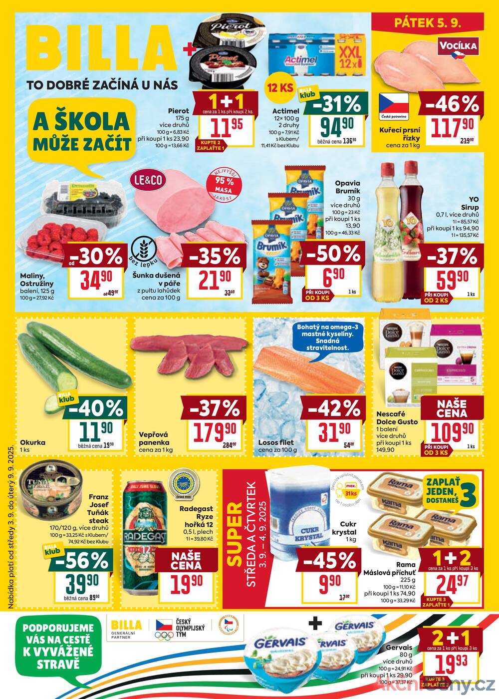 Leták Billa - Billa malý leták od 3.9. do 9.9.2025 - strana 1