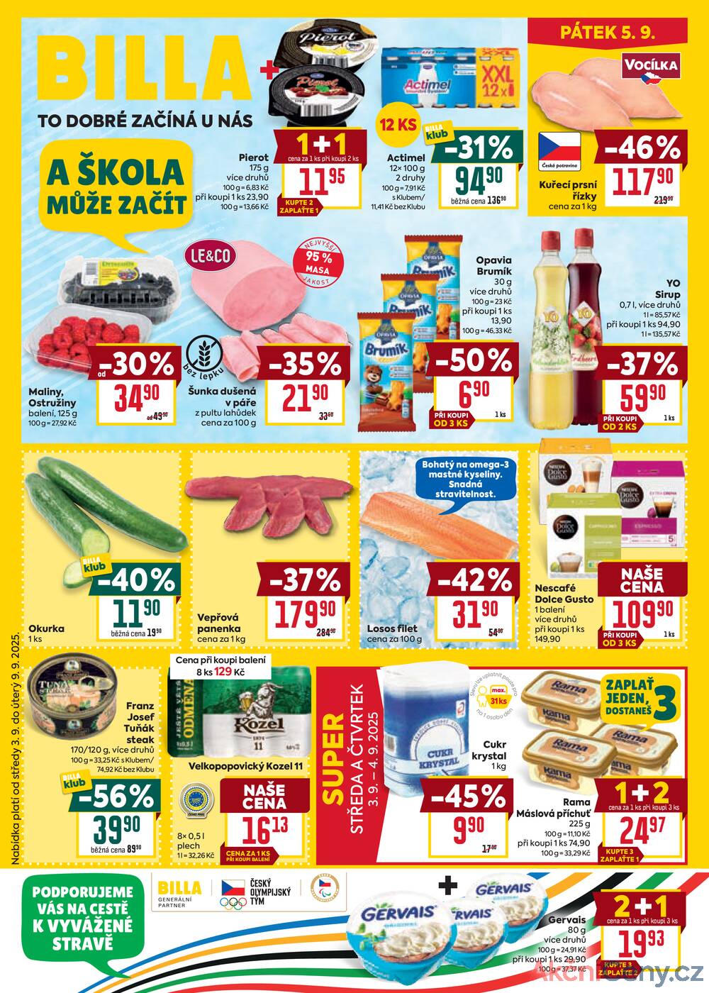 Leták Billa - Billa  od 3.9. do 9.9.2025 - strana 1