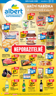Albert Supermarket od 10.9. do 16.9.2025