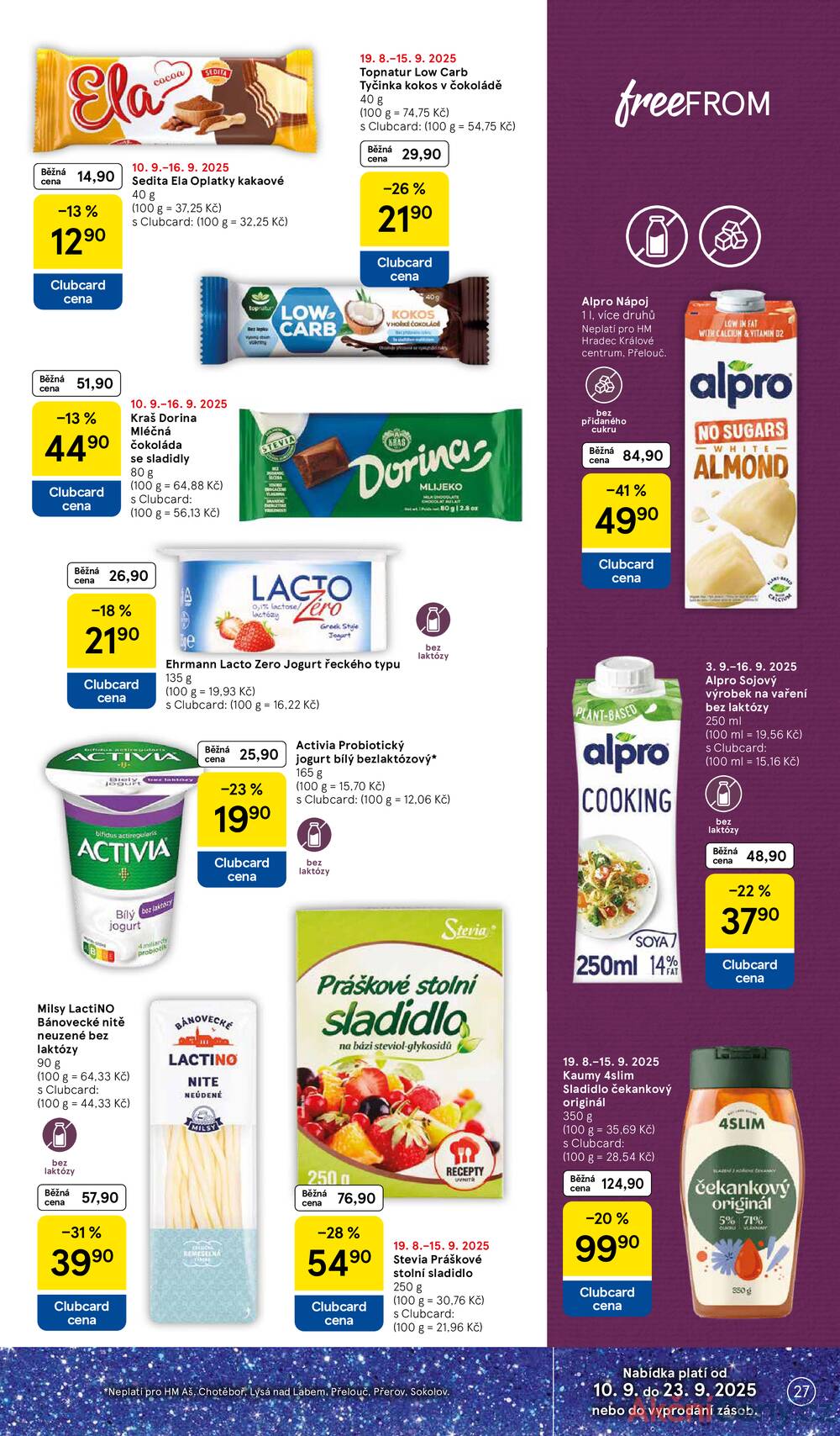 Leták Tesco - Tesco malé hypermarkety od 10.9. do 16.9.2025 - strana 27 Leták Tesco - Tesco malé hypermarkety od 10.9. do 16.9.2025 - strana 27