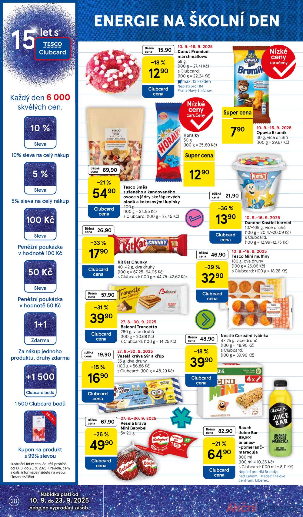 Leták Tesco - Tesco malé hypermarkety od 10.9. do 16.9.2025 - strana 28 Leták Tesco - Tesco malé hypermarkety od 10.9. do 16.9.2025 - strana 28