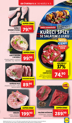 Lidl Čtvrtek od 11.9. do 14.9.2025