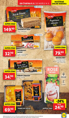 Lidl Čtvrtek od 11.9. do 14.9.2025