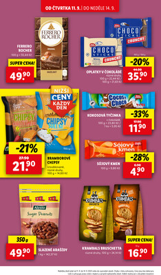 Lidl Čtvrtek od 11.9. do 14.9.2025