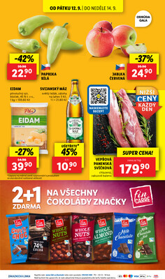 Lidl Čtvrtek od 11.9. do 14.9.2025