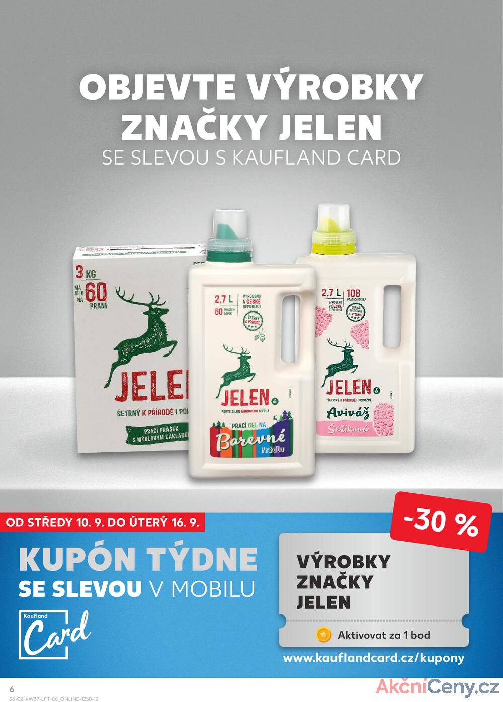 Leták Kaufland - Kaufland 10.9. - 16.9. - Kaufland Praha Čestlice - strana 6