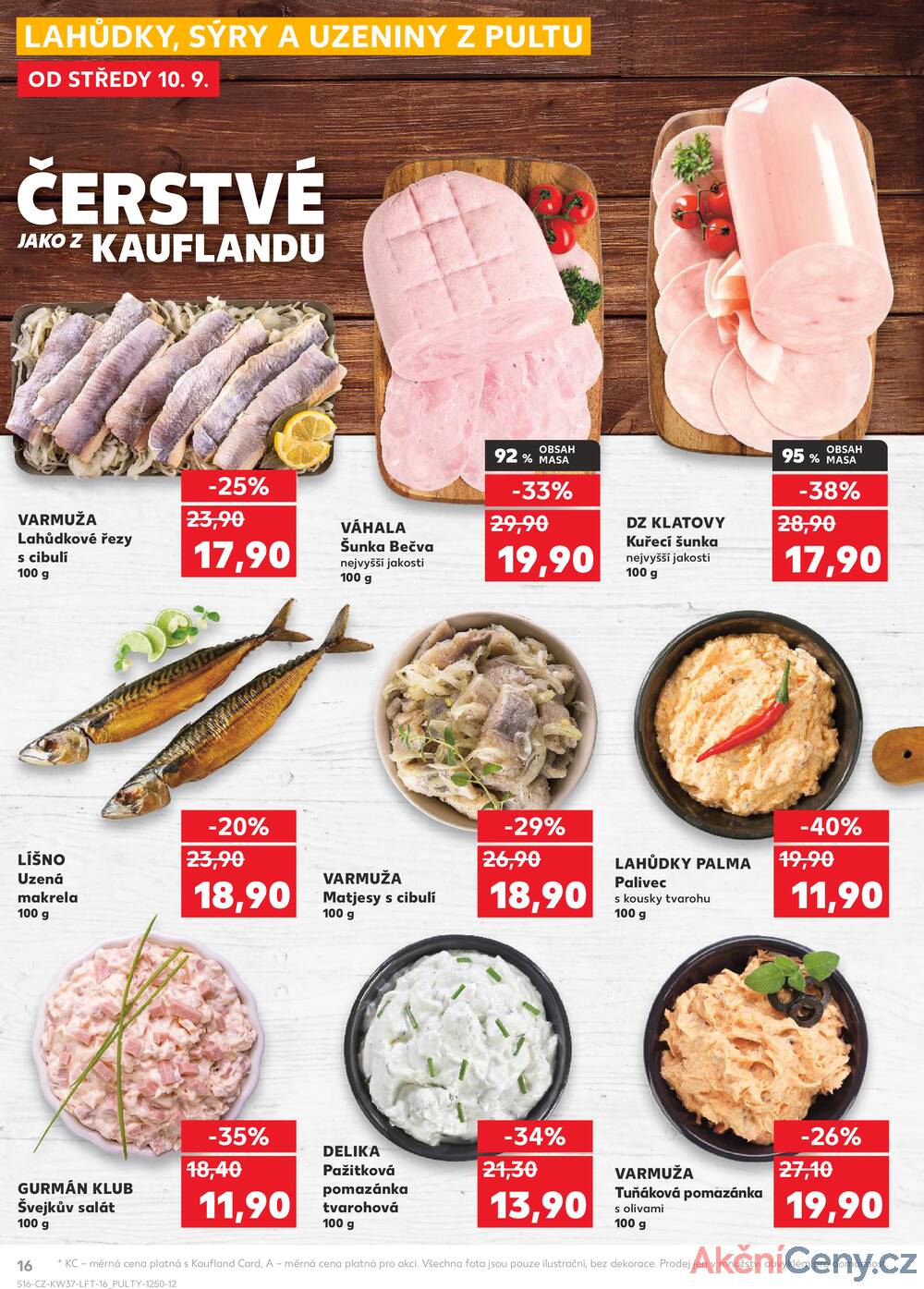 Leták Kaufland - Kaufland 10.9. - 16.9. - Kaufland Praha Čestlice - strana 16