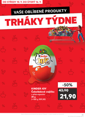 Kaufland 10.9. - 16.9. - Kaufland - Vrchlabí
