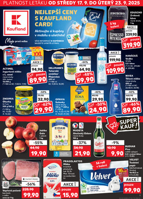 Leták Kaufland 17.9. - 23.9. - Kaufland - Prachatice